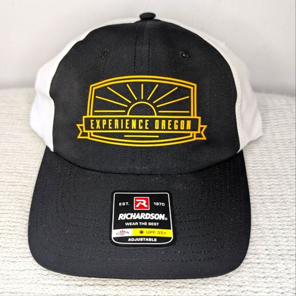 Experience Oregon Richardson Performance Hat Black White New - Picture 1 of 10